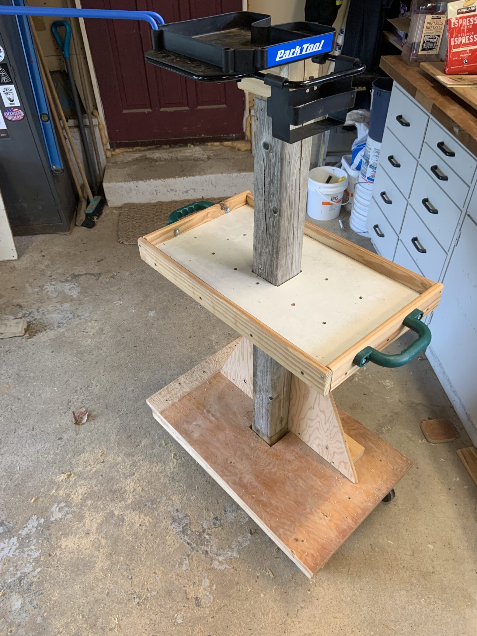 Rolling Bike Tools Cart