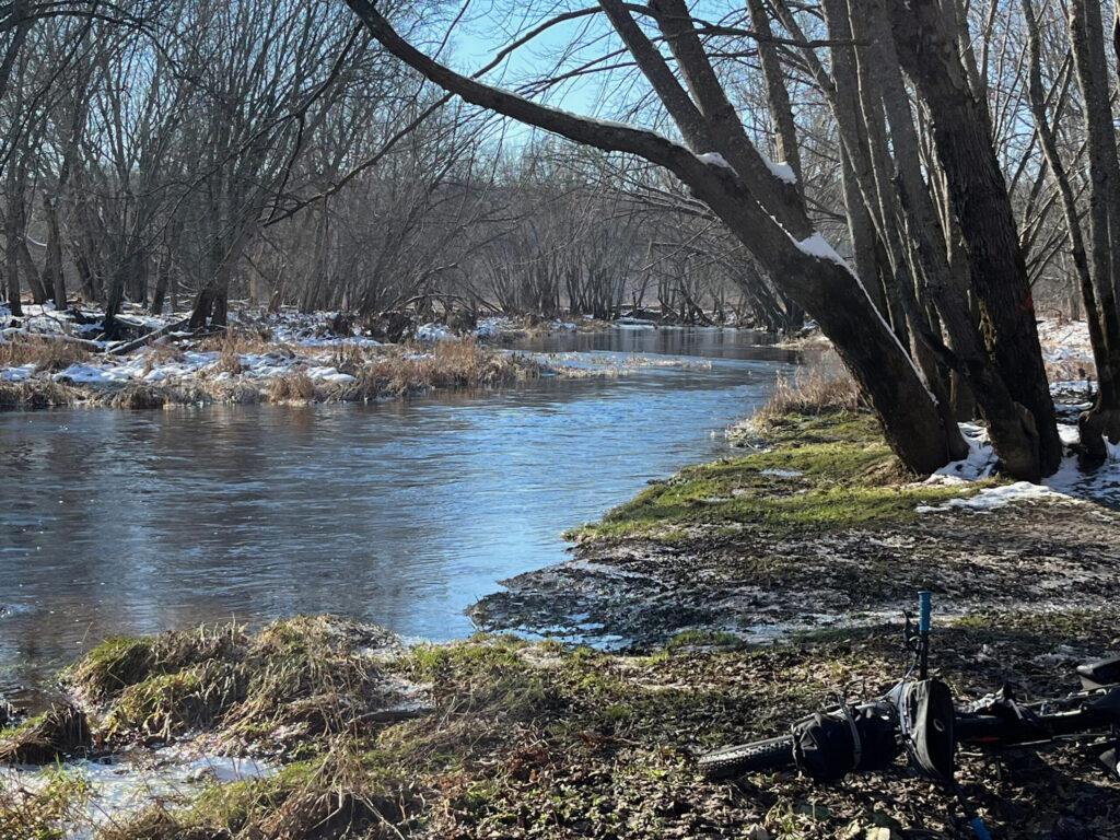 Section of the Nashwaak River in Fall.